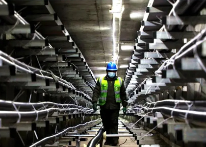 新疆喀什经济开发区高压智慧电缆隧道投入运营